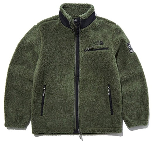 the-north-face-unisex-eco-fleece-sherpa-jacket-green-nj-4-fl-56-b