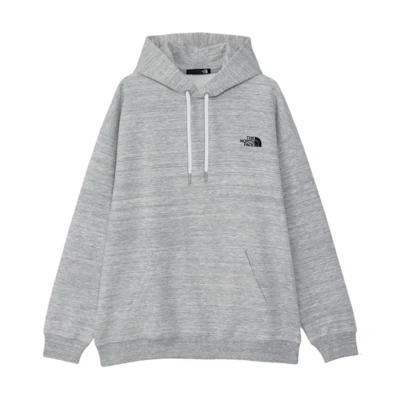 TNF Unisex Gray Oversized Hoodie with Solid Color Design NT12443-Z