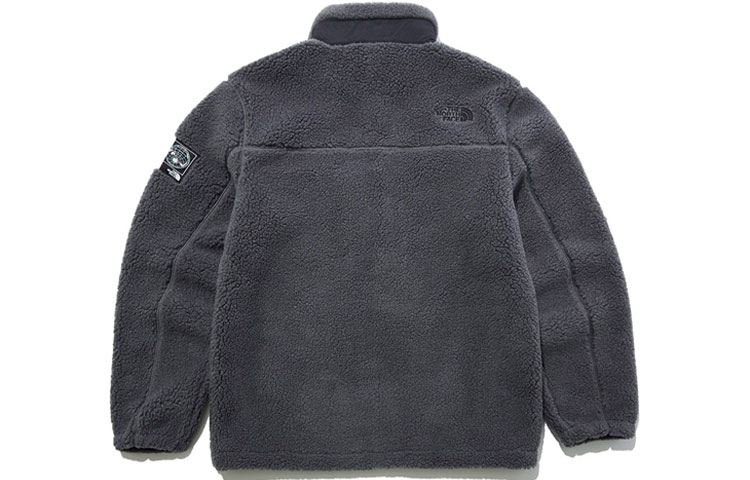 THE NORTH FACE Unisex Grey Fleece Warm High-Collar Jacket NJ4FL56A 圖 3