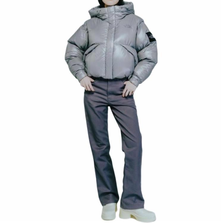 Purchase Chaqueta Unisex con Capucha Gris The North Face Logo, Manga Larga y Cremallera. NJ1DQ81L