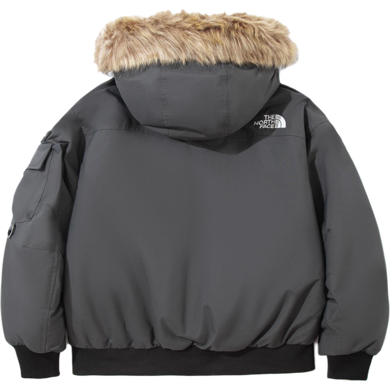 TNF Unisex Hooded Fashion Zipper Down Jacket - Grey NI1DP51G 圖 3