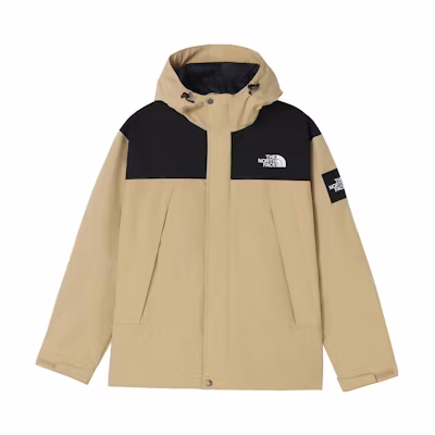 TNF Unisex Khaki Colorblock Zip Hoodie Jacket NI3BN53N