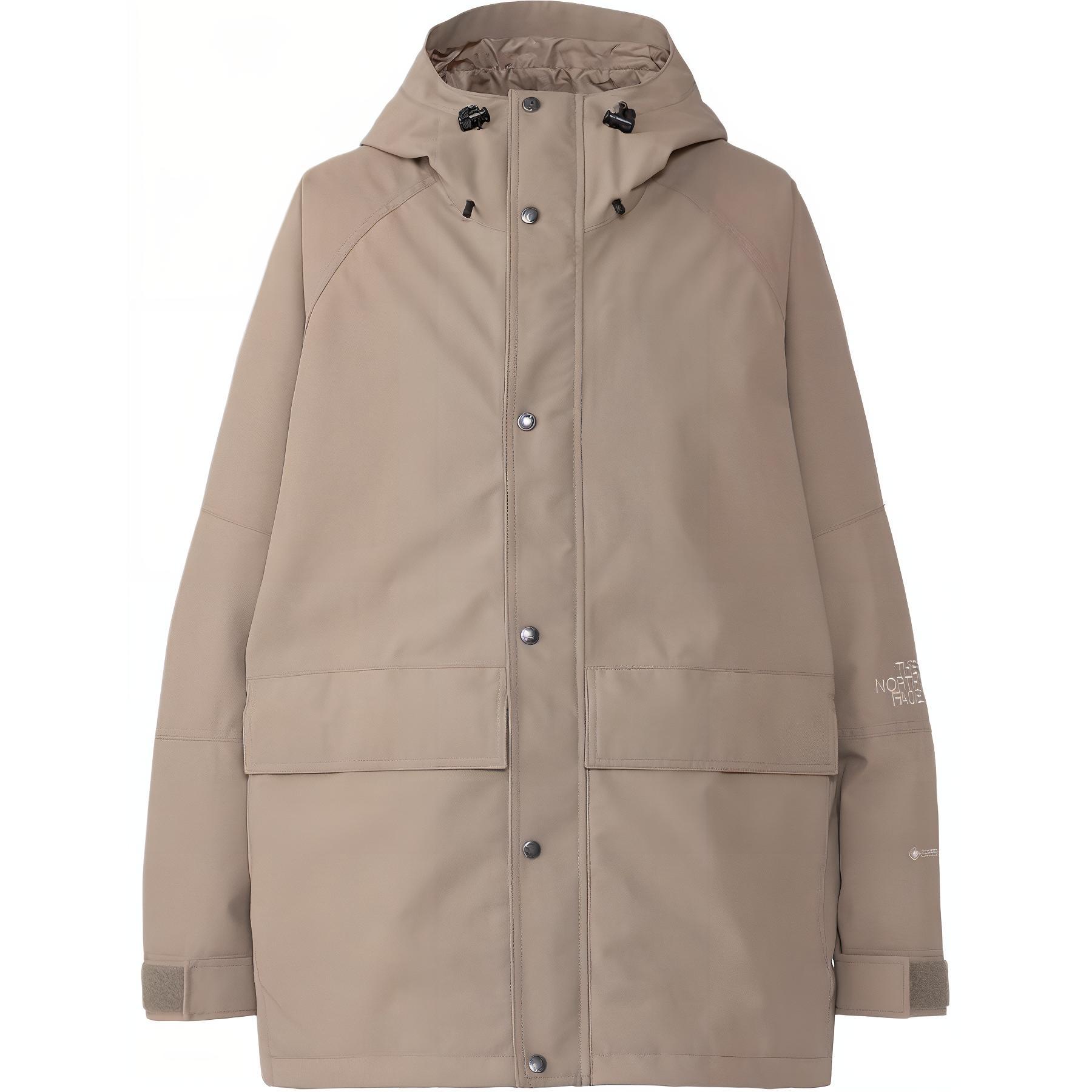 TNF Unisex Khaki Logo Print Raglan Sleeve Jacket NP62360-FR服装