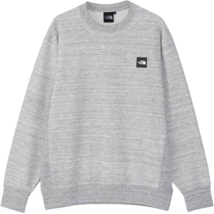 TNF Unisex Logo Crewneck Pullover Sweatshirt Grey NT12334Z