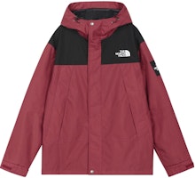The North Face Unisex Logo Embroidered Colorblock Hooded Jacket Red NI3BN58J The North Face Unisex Logo Embroidered Colorblock Hooded Jacket Red NI3BN58J