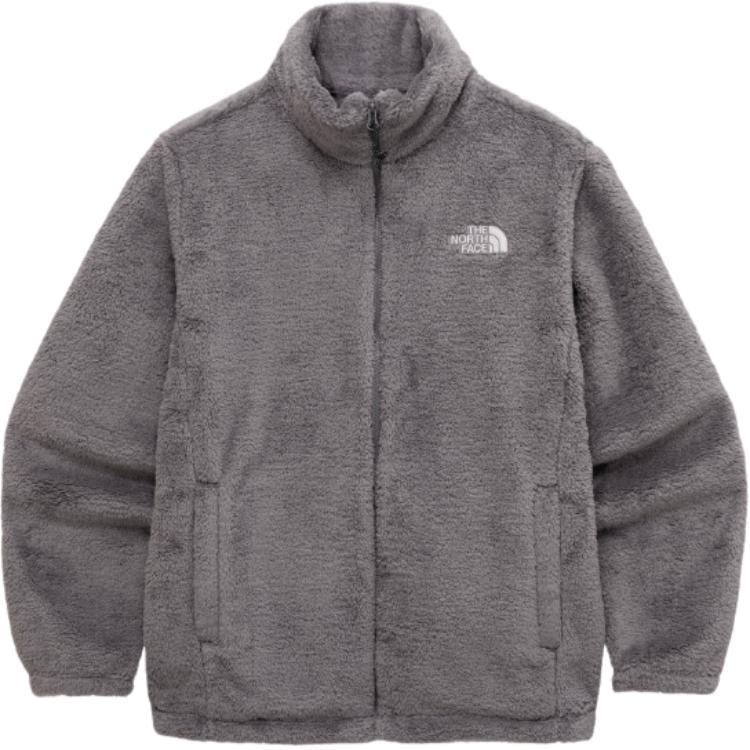The North Face Unisex Logo Embroidery Full-Zip Jacket Grey NJ4FQ50L