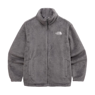 TNF Unisex Logo Embroidery Full-Zip Jacket Grey NJ4FQ50L