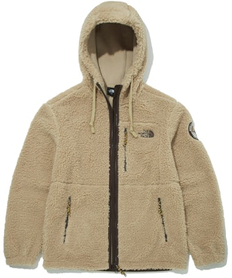 The North Face Unisex Logo Fleece Hoodie Jacket Khaki NJ4FM57C Buy The North Face Unisex Logo Fleece Hoodie Jacket Khaki NJ4FM57C