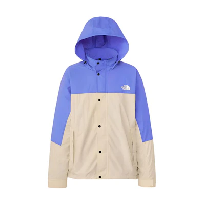TNF Unisex Logo Panel Zip Hoodie Jacket Gravel Solar Blue NP72131-GS