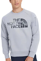 The North Face Unisex Logo Print Knit Pullover Sweatshirt Gray NF0A3VUB-X8A The North Face Unisex Logo Print Knit Pullover Sweatshirt Gray NF0A3VUB-X8A