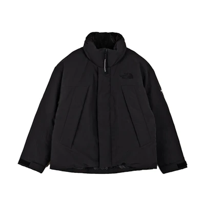 TNF Unisex Logo Print Zip-Up Mock Neck Long Sleeve Jacket Black NJ3NP50J