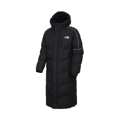 TNF Unisex Long Puffer Jacket with Logo Print NC1DK51J