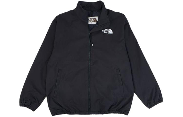 THE NORTH FACE Unisex Loose Fit Logo Embroidered Zip-Up Jacket Light Black NI3BP71Q 圖 2