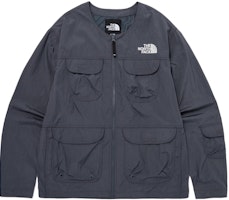 The North Face Unisex Monochrome Crewneck Zip-up Work Jacket Gray NJ3LQ06A The North Face Unisex Monochrome Crewneck Zip-up Work Jacket Gray NJ3LQ06A