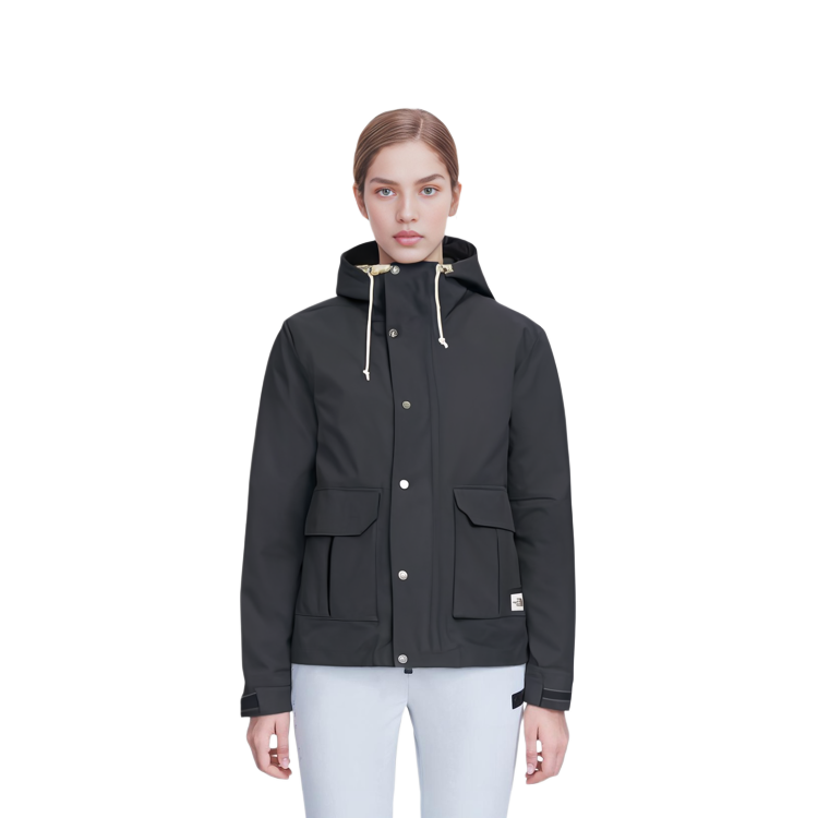 TNF Unisex Navy Blue Windproof Hooded Casual Sports Jacket NJ2YM50B 圖 5