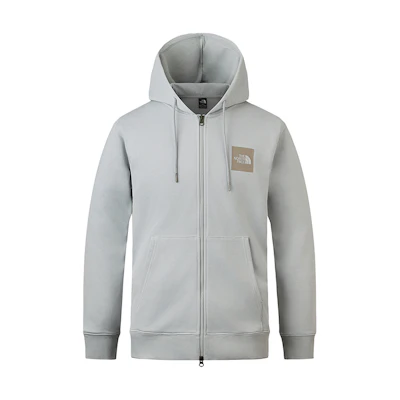 TNF Unisex Outdoor Zip-Up Jacket Sweatshirt - Stardust Gray 8EJ1