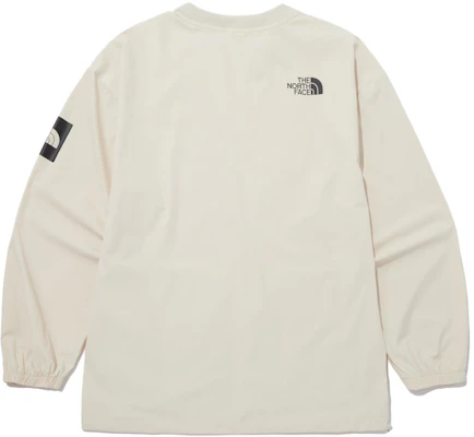 北面男女同款宽松版印花标志圆领卫衣 米白色 NM5MP05K Lookbook 北面男女同款宽松版印花标志圆领卫衣 米白色 NM5MP05K