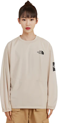 北面男女同款宽松版印花标志圆领卫衣 米白色 NM5MP05K Details for 北面男女同款宽松版印花标志圆领卫衣 米白色 NM5MP05K