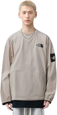 北面男女同款宽松版印花标志圆领卫衣 米白色 NM5MP05K Cheap 北面男女同款宽松版印花标志圆领卫衣 米白色 NM5MP05K