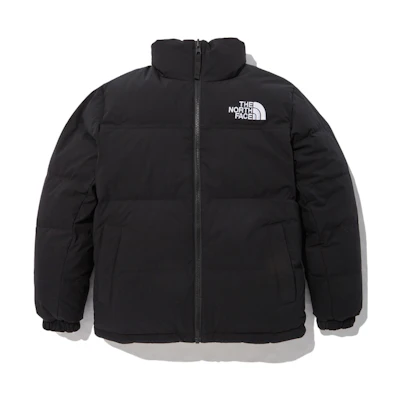 TNF Unisex Reversible Down Jacket Embroidered Logo Black Winter NJ1DN77A