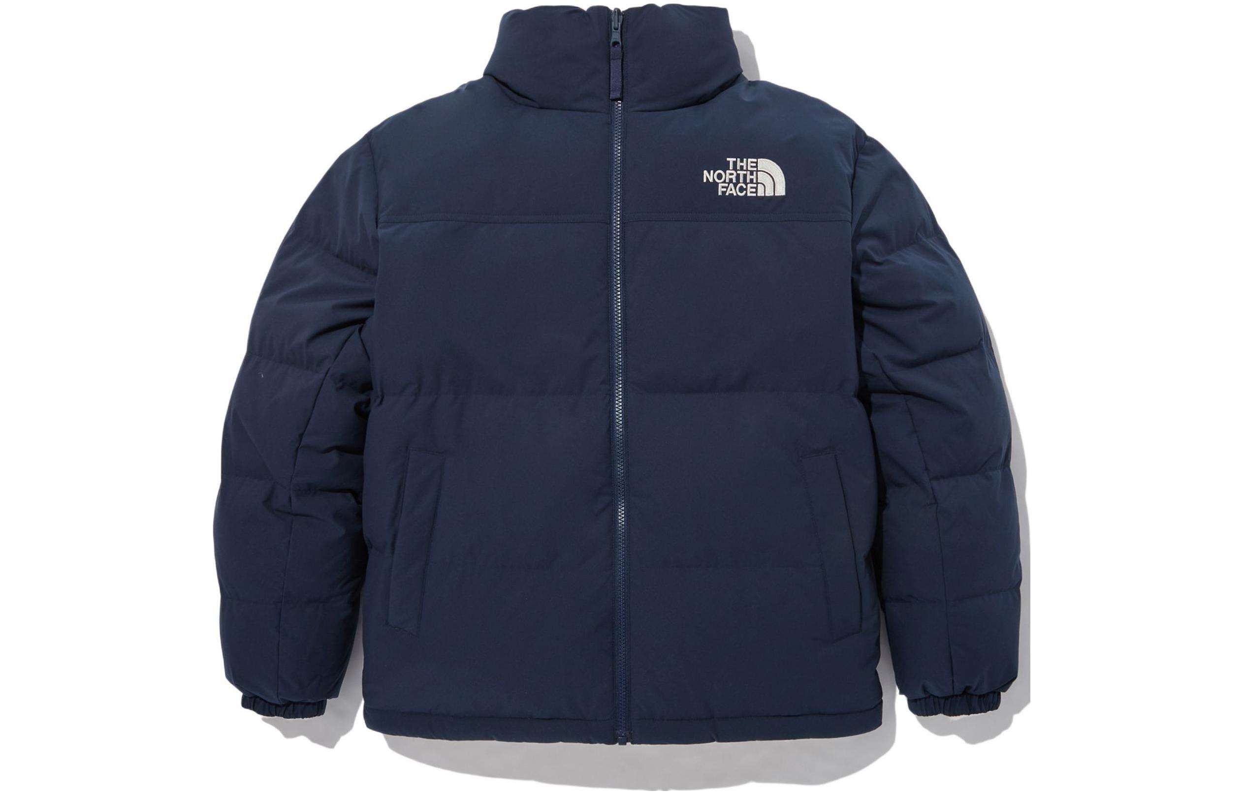 TNF Unisex Reversible Logo Down Jacket Blue/White NJ1DN77B