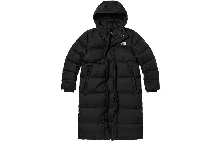 TNF Unisex Solid Logo Zip-Up Down Jacket Black NF0A81P7-JK3