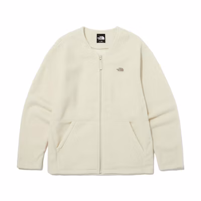 TNF Unisex Solid Zip V-Neck Down Jacket NJ5JP29B