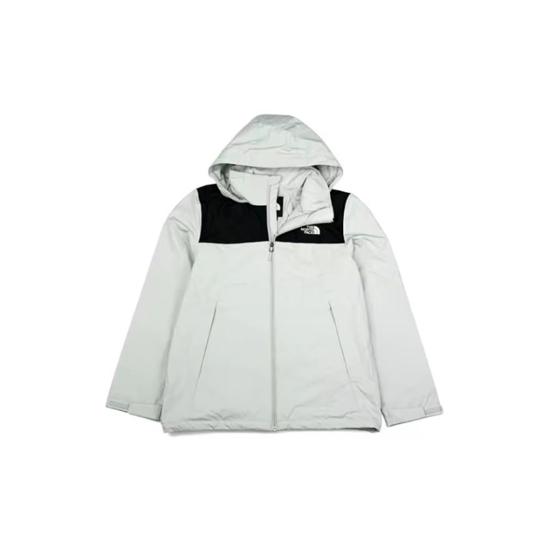 The North Face Unisex Stardust Grey Hooded Windbreaker Jacket NF0A88FR-C3F冲锋户外