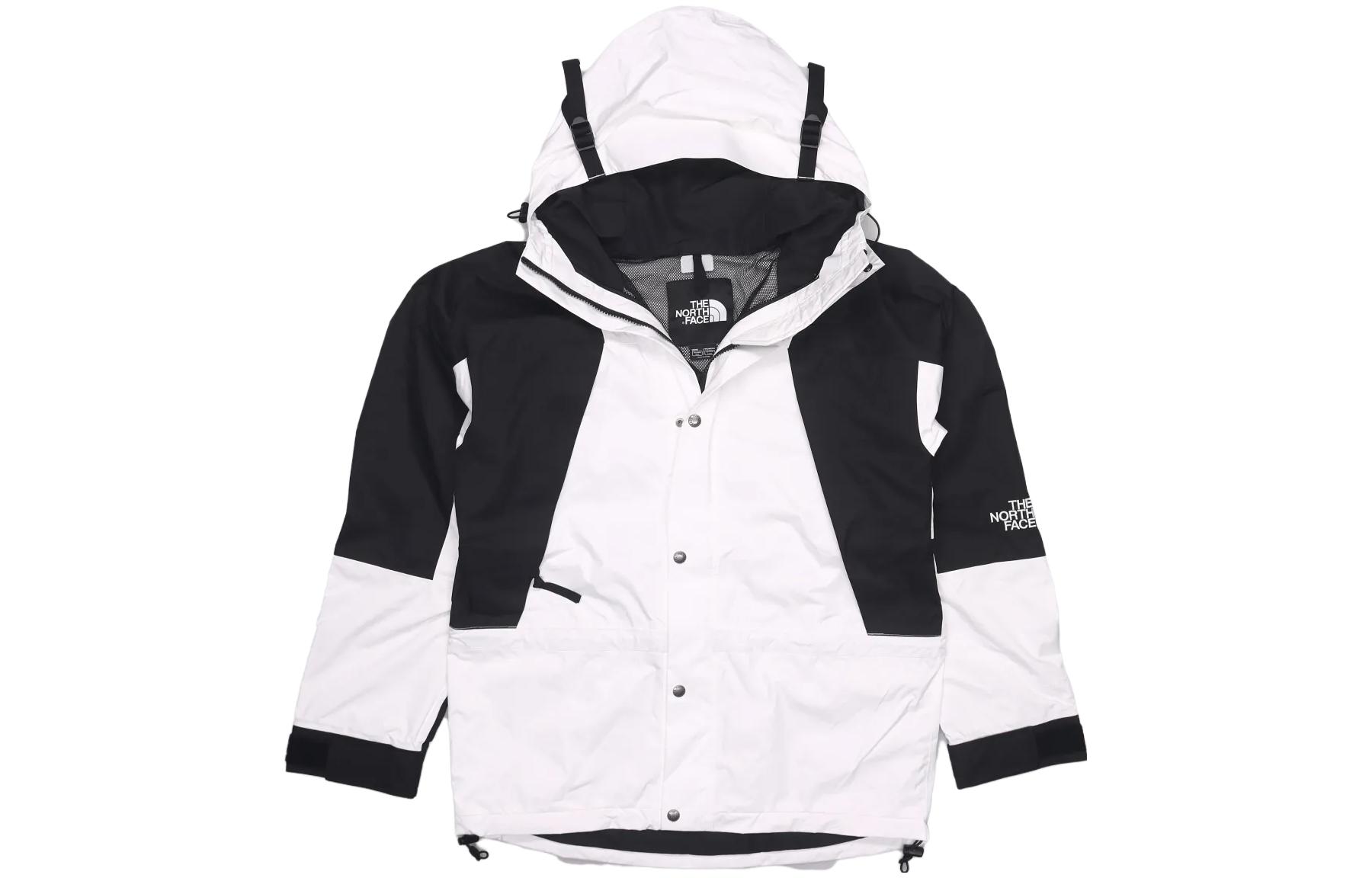 TNF Unisex Waterproof Outdoor Jacket with Detachable Liner - White NF0A7QSA-FN4