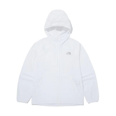 TNF Unisex White Zip-Up Hoodie Jacket Comfortable Fit Casual Style NJ3LQ05K