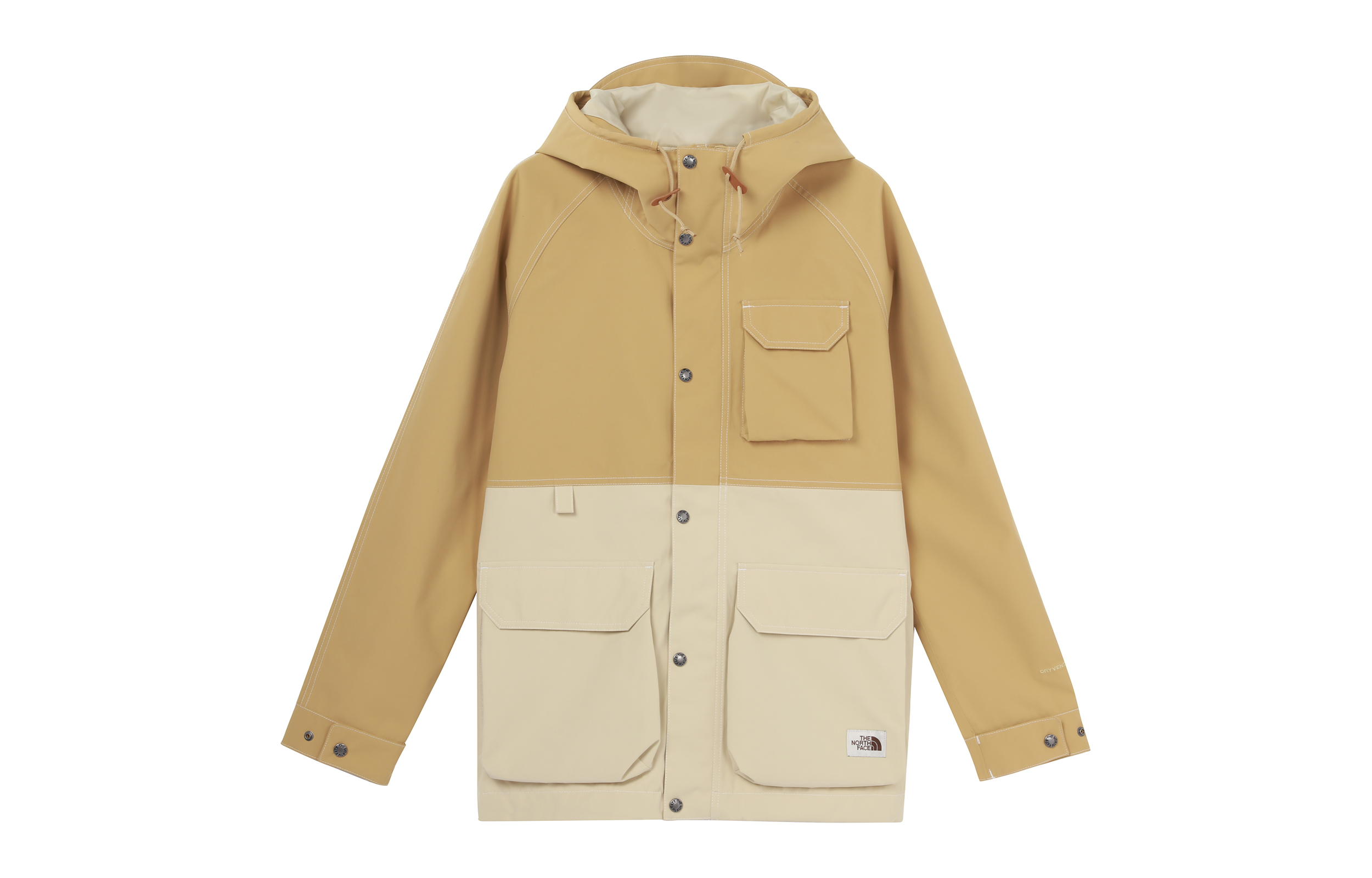 The North Face Unisex Yellow Water-Resistant Hooded Jacket NF0A5JY7-4AH