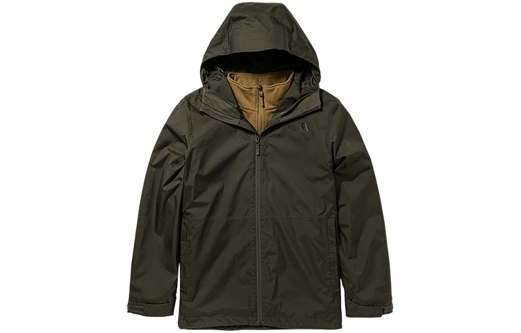 The North Face Urban Exploration 3-in-1 Waterproof Breathable Green Jacket Men. NF0A5AXU-T89