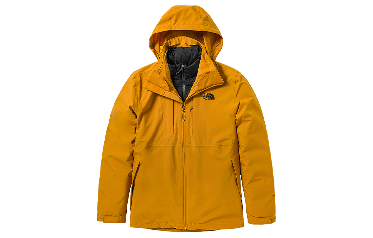 TNF Urban Exploration 3-in-1 Yellow Waterproof Down Jacket NF0A4N9U-AF4