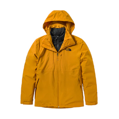 TNF Urban Exploration 3-in-1 Yellow Waterproof Down Jacket NF0A4N9U-AF4