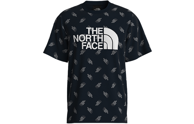 The North Face Urban Exploration 70s Retro Print Crewneck Tee Deep Blue Unisex NF0A5JYV-RG1