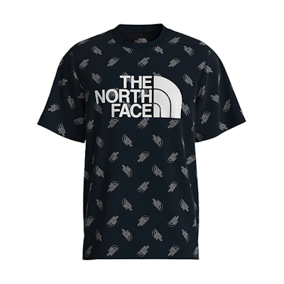 TNF Urban Exploration 70s Retro Print Crewneck Tee Deep Blue Unisex NF0A5JYV-RG1