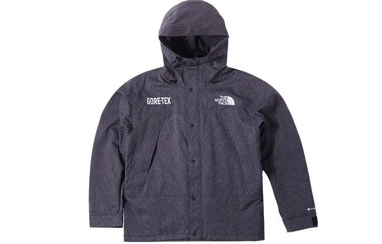 TNF Urban Exploration Back in Blue Windproof Jacket Grey Mens NF0A831M-J5C