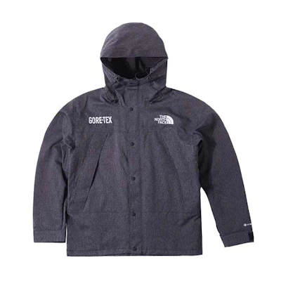 TNF Urban Exploration Back in Blue Windproof Jacket Grey Mens NF0A831M-J5C