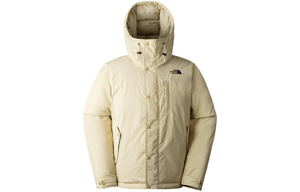 TNF Urban Exploration Beige 550 Fill Down Jacket Hoodie Men’s NF0A88R4-3X4