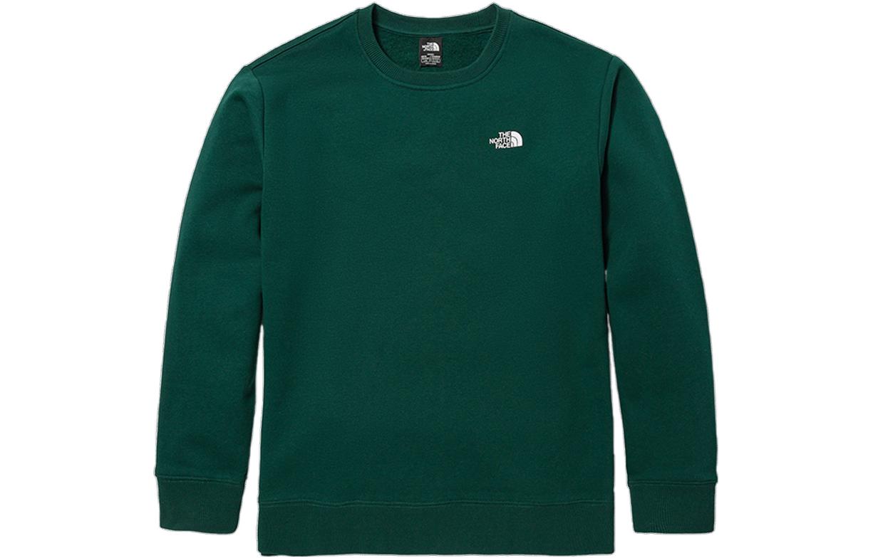 TNF Urban Exploration Big Logo Crewneck Sweatshirt Green - Unisex NF0A7W8O-D7V