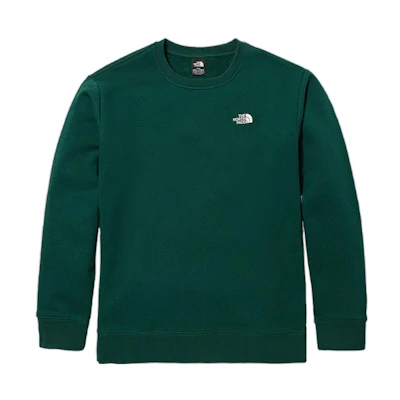 TNF Urban Exploration Big Logo Crewneck Sweatshirt Green - Unisex NF0A7W8O-D7V
