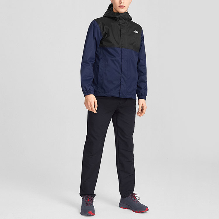 Purchase The North Face Urban Exploration Black/Blue Waterproof Windproof Jacket NF0A5B43-L4U