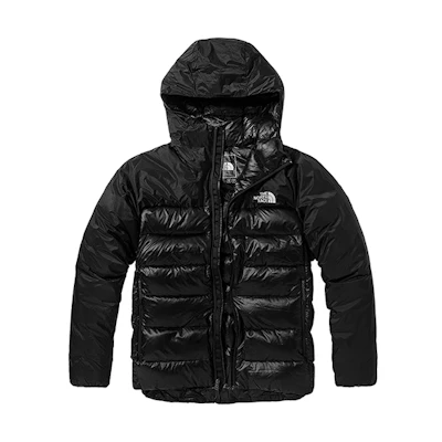 TNF Urban Exploration Black Hooded Down Jacket ( Winter) NF0A4N9X-JK3