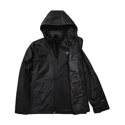 TNF Urban Exploration Black Logo Softshell Hooded 3-in-1 Jacket Black NF0A5AXU-JK3