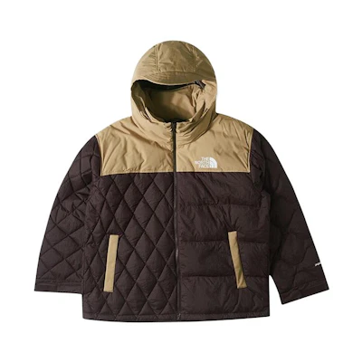 TNF Urban Exploration Blocked 700 Fill Down Jacket Brown NF0A83Q3-I0I