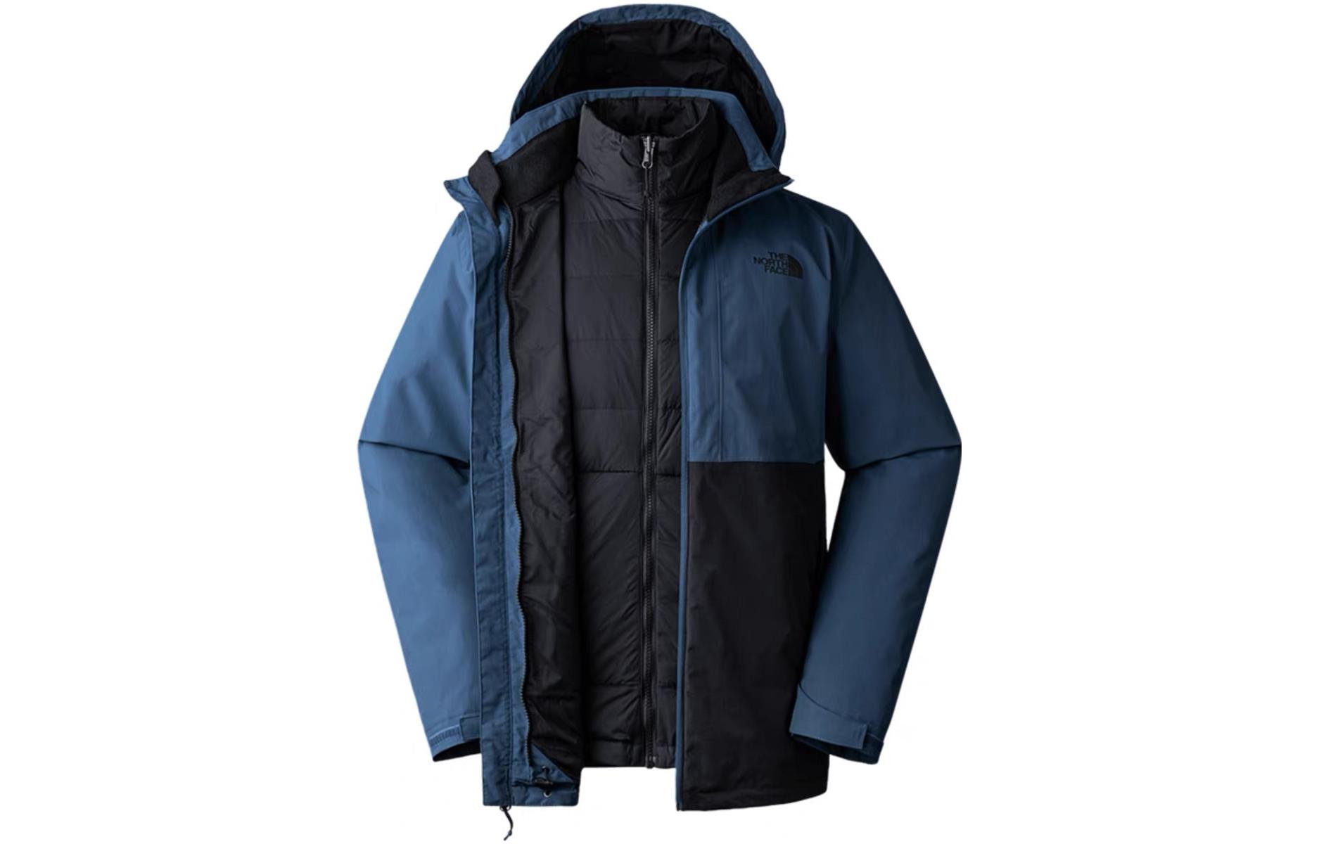 TNF Urban Exploration Blue 3-in-1 Hooded Insulated Jacket NF0A88RK-MPF