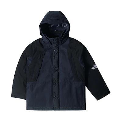 TNF Urban Exploration Blue 700 Fill Color Block Down Hoodie NF0A83Q2-RG1