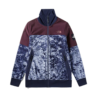 TNF Urban Exploration Blue Outdoor Mock Neck Sweatshirt Jacket 3V3B-A7L
