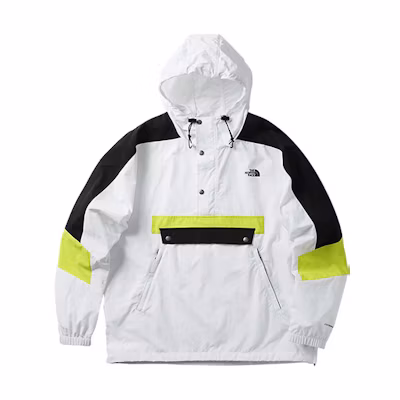 TNF Urban Exploration City Wind Anorak Jacket White NF0A5B3C-FN4