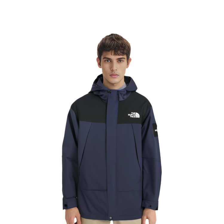 TNF Urban Exploration Colorblock Fleece Waterproof Jacket Navy Unisex NI3BN62K 圖 4
